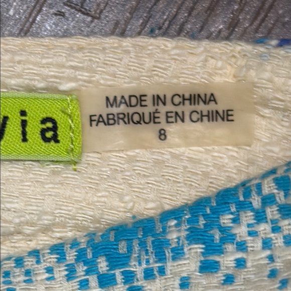 Alice + Olivia Eli Ivory Tweed Mini Skirt - Picture 7 of 9